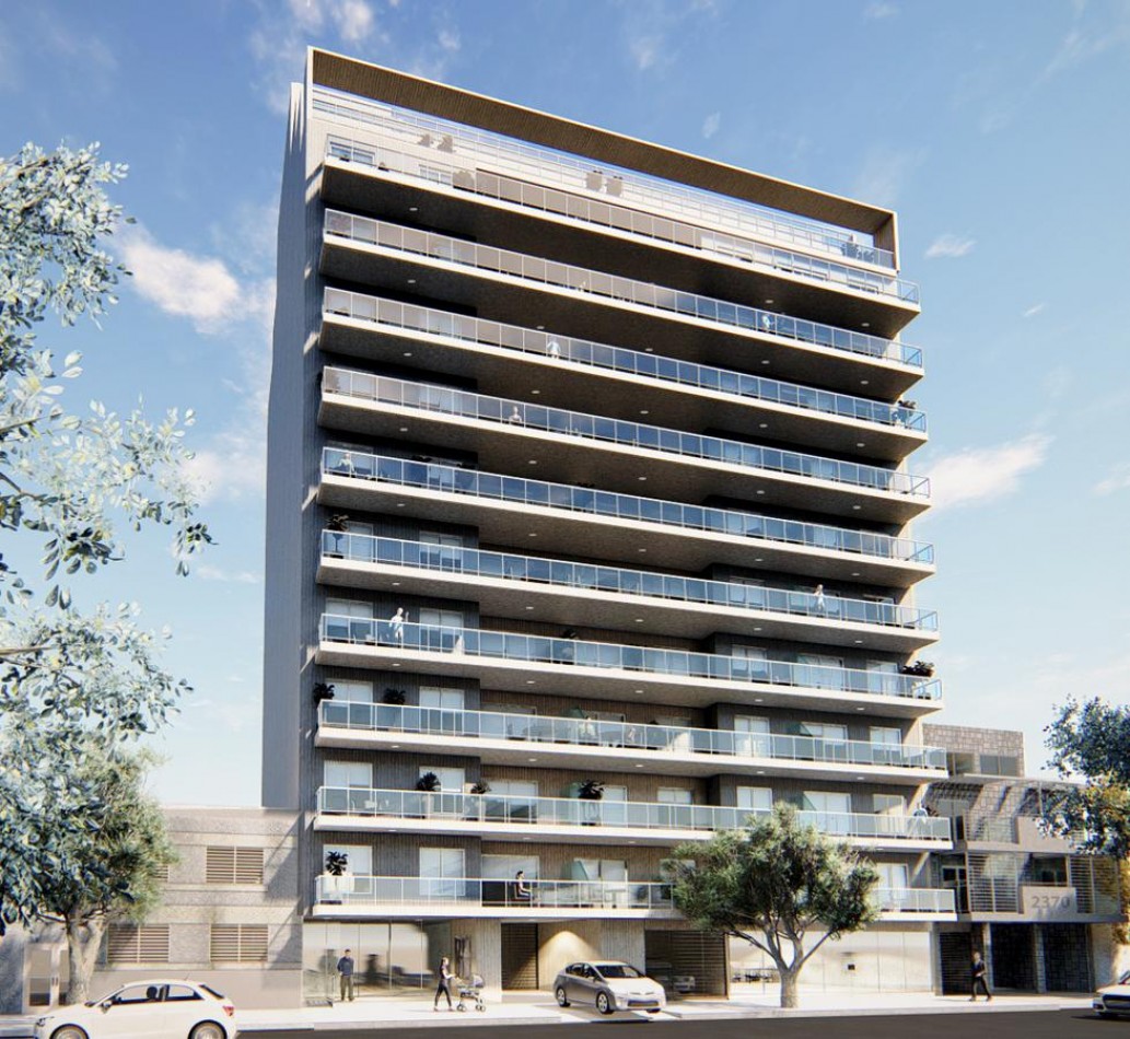 Departamento 2 amb al contrafrente con Amenities Terraza de Nuñez