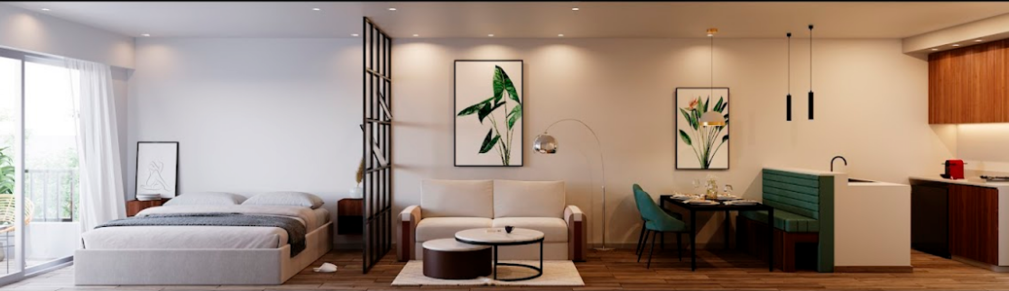 Monoambiente en Venta a Estrenar - Balcon - 6 "B" PASEO BOLIVAR