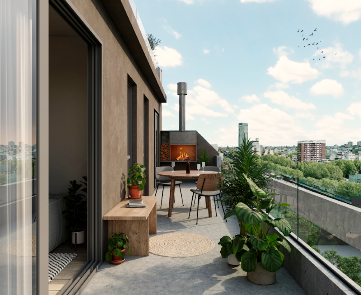DEPARTAMENTO MONOAMBIENTE 37 MTS GODOY CRUZ 2600 PALERMO EN CONSTRUCCION ENTREGA DIC.2027