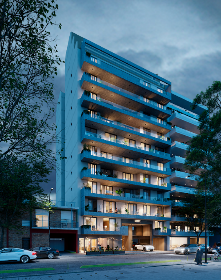 DEPARTAMENTO MONOAMBIENTE 37 MTS GODOY CRUZ 2600 PALERMO EN CONSTRUCCION ENTREGA DIC.2027