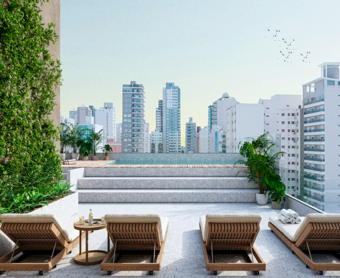 DEPARTAMENTO MONOAMBIENTE 37 MTS GODOY CRUZ 2600 PALERMO EN CONSTRUCCION ENTREGA DIC.2027