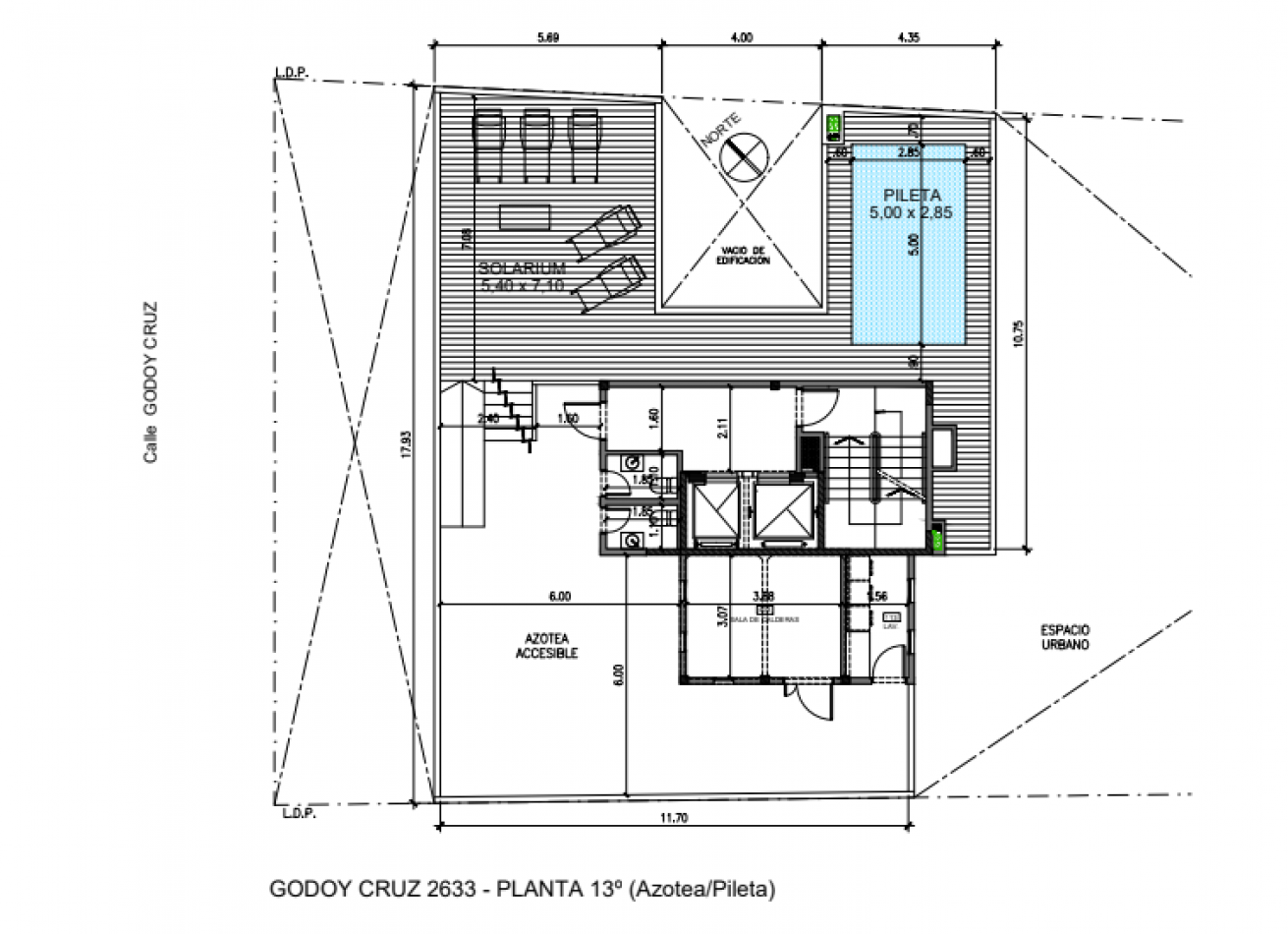 DEPARTAMENTO MONOAMBIENTE 37 MTS GODOY CRUZ 2600 PALERMO EN CONSTRUCCION ENTREGA DIC.2027