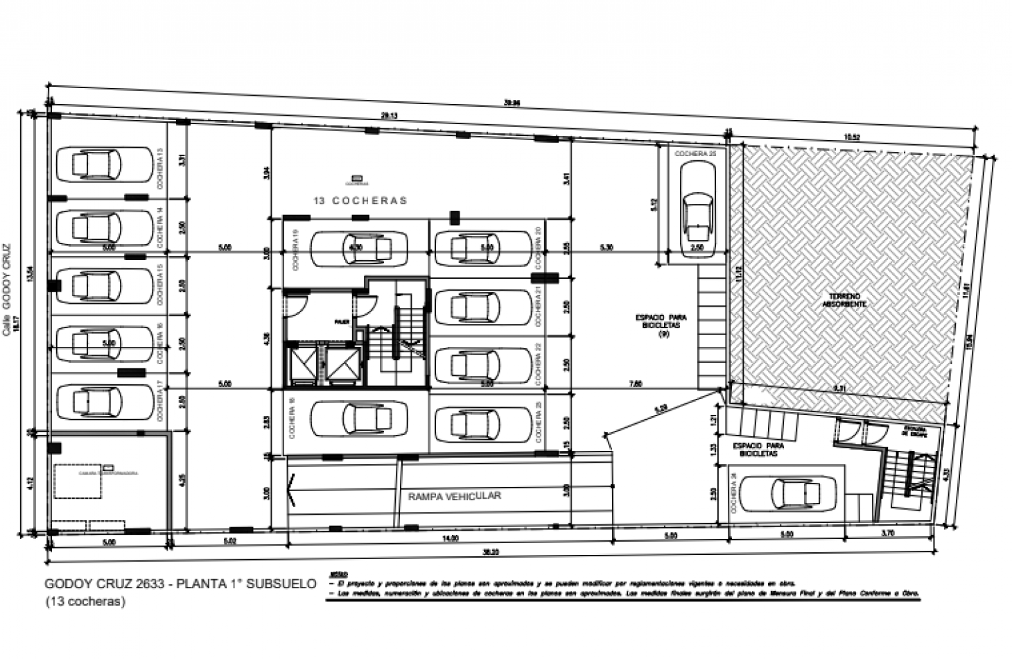 DEPARTAMENTO MONOAMBIENTE 37 MTS GODOY CRUZ 2600 PALERMO EN CONSTRUCCION ENTREGA DIC.2027