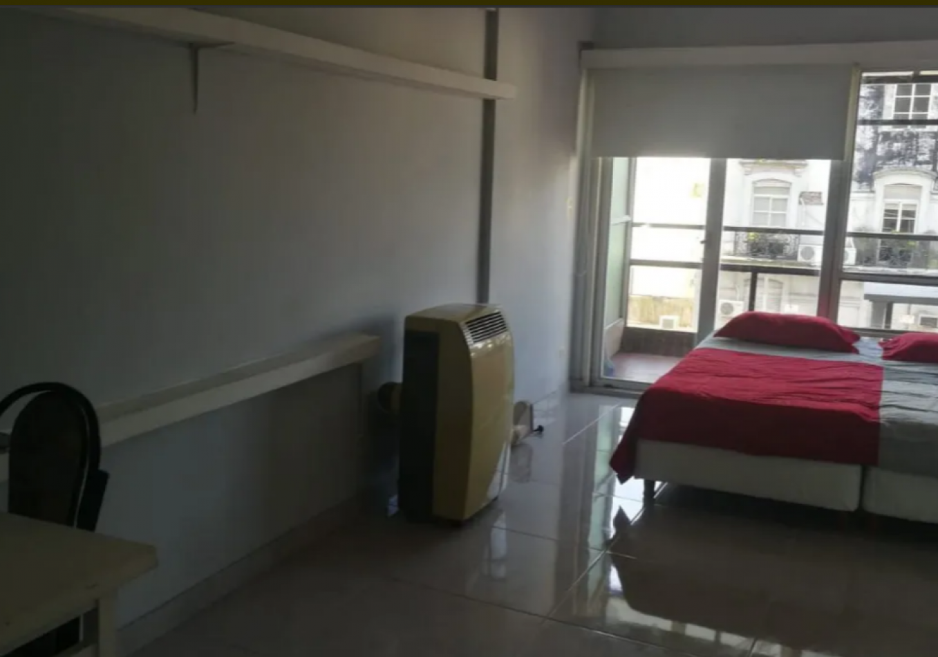Departamento Monoambiente Sobre Av Santa Fe  En Piso Alto