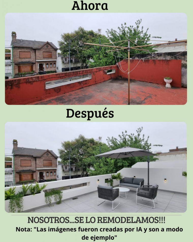 Venta ph tipo casa 4 ambientes con garage en Flores