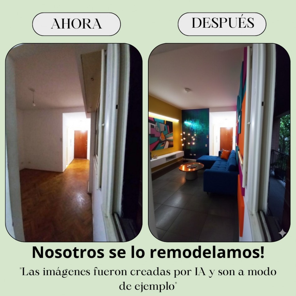 Venta Monoambiente Dividido Apto Profesional en Belgrano R