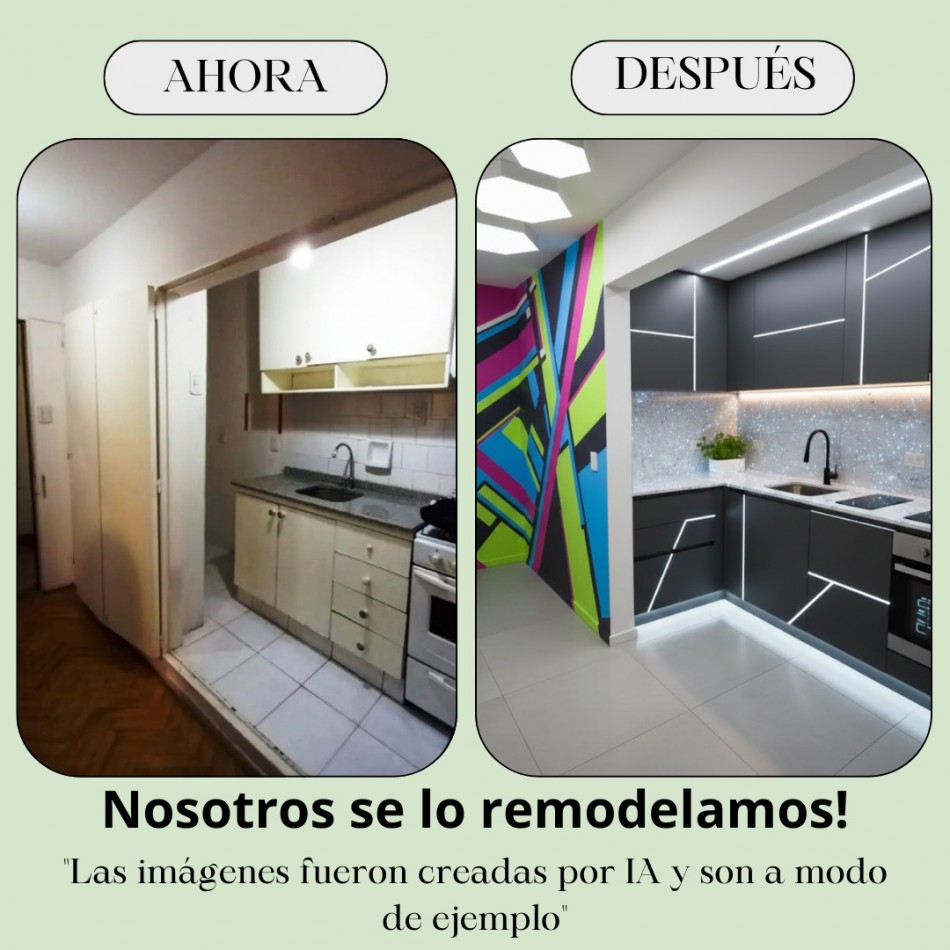 Venta Monoambiente Dividido Apto Profesional en Belgrano R
