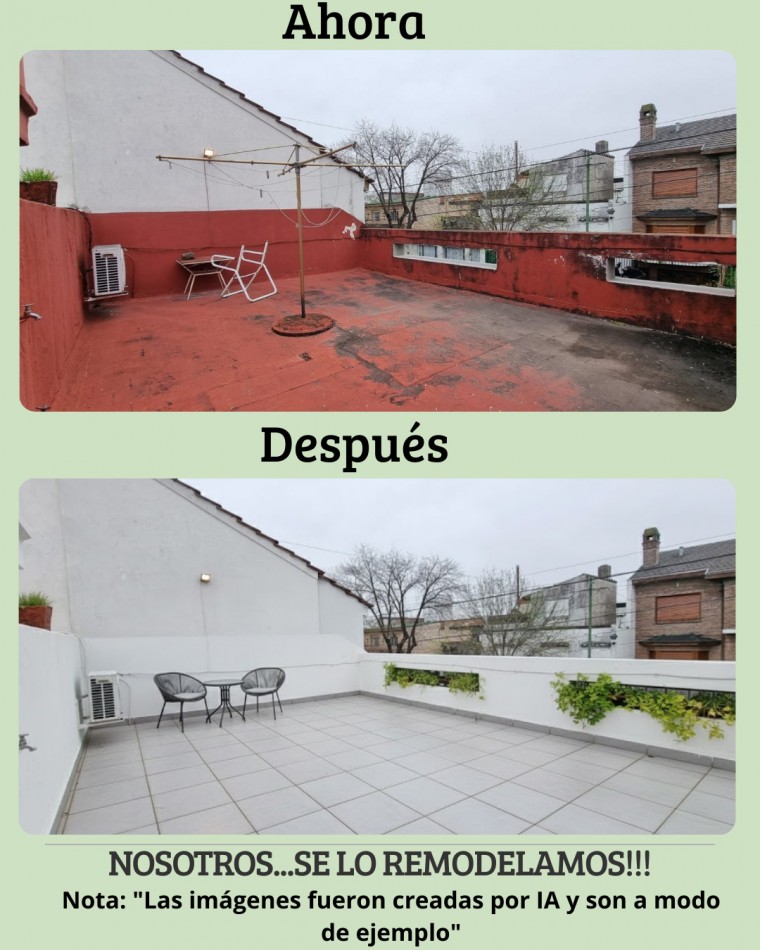 Venta casa 4 amb con garage en Flores