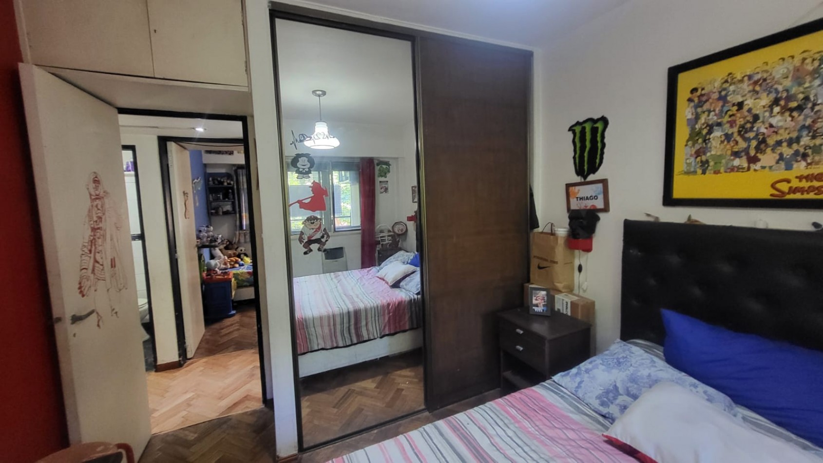 En venta Depto de 4 amb.al Frente con Balcon en Villa Crespo