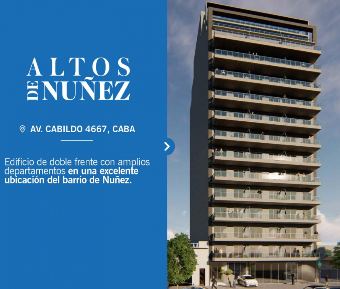 EN VENTA DEPTO DE 3 AMBIENTES EN EDIFICIO DE CATEGORIA  EN NUÑEZ