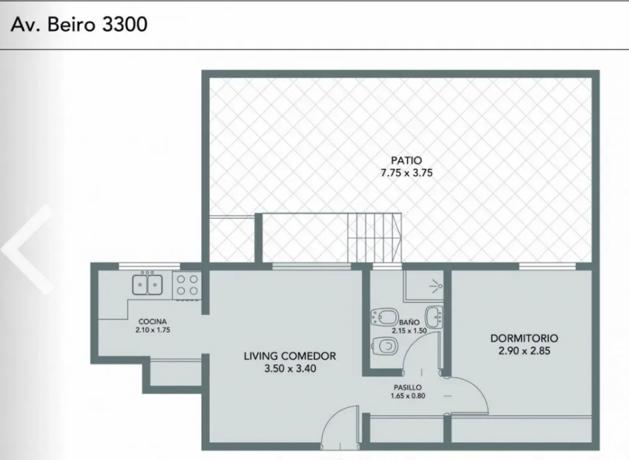 En Venta Depto de 2 amb Reciclado a Nvo en Villa del Parque