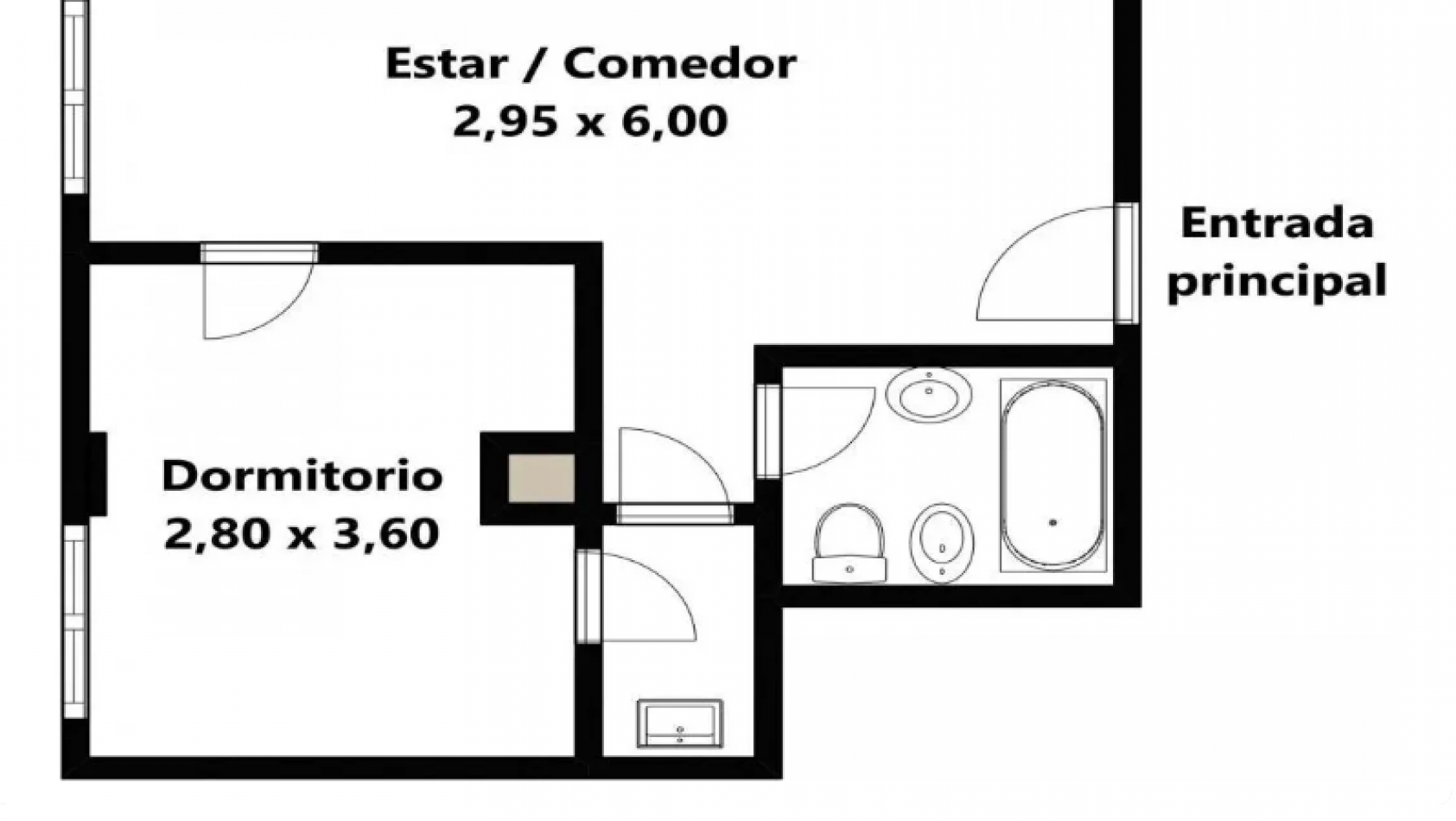 En Venta Depto de 4 amb  con dependencia  y cochera en caballito