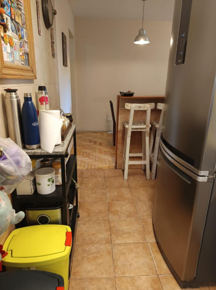 En venta depto de 4 amb con dependencia al frente en Almagro