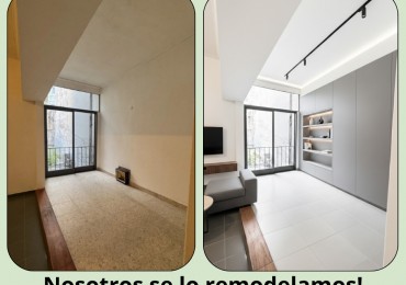 En venta Depto de 3 amb contrafrente en Las Cañitas